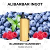 Alibarbar Ingot Blueberry Raspberry 15000 Puffs gold pod kit with blueberries and raspberries