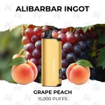 Alibarbar Ingot Grape Peach 15000 Puffs