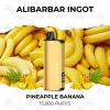Alibarbar Ingot Pineapple Banana 15000 Puffs gold pod kit with bananas and pineapple