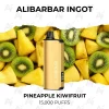 Alibarbar Ingot Pineapple Kiwifruit 15000 Puffs gold pod kit with pineapple and kiwifruit