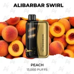 Alibarbar Swirl Peach 13000 Puffs
