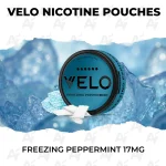 VELO Nicotine Pouches – Freezing Peppermint 17mg