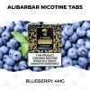 ALIBARBAR Nicotine Tabs Blueberry 4mg pack of 20 oral nicotine tabs with fresh blueberries